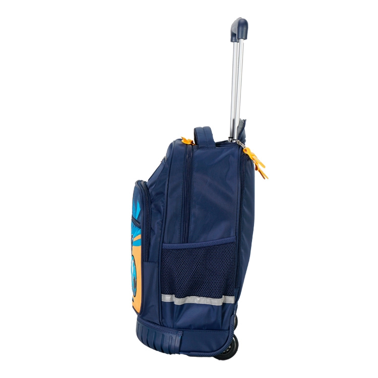 Mochila Escolar Elf 2026 1 Division Azul con Carro Art.I6461B